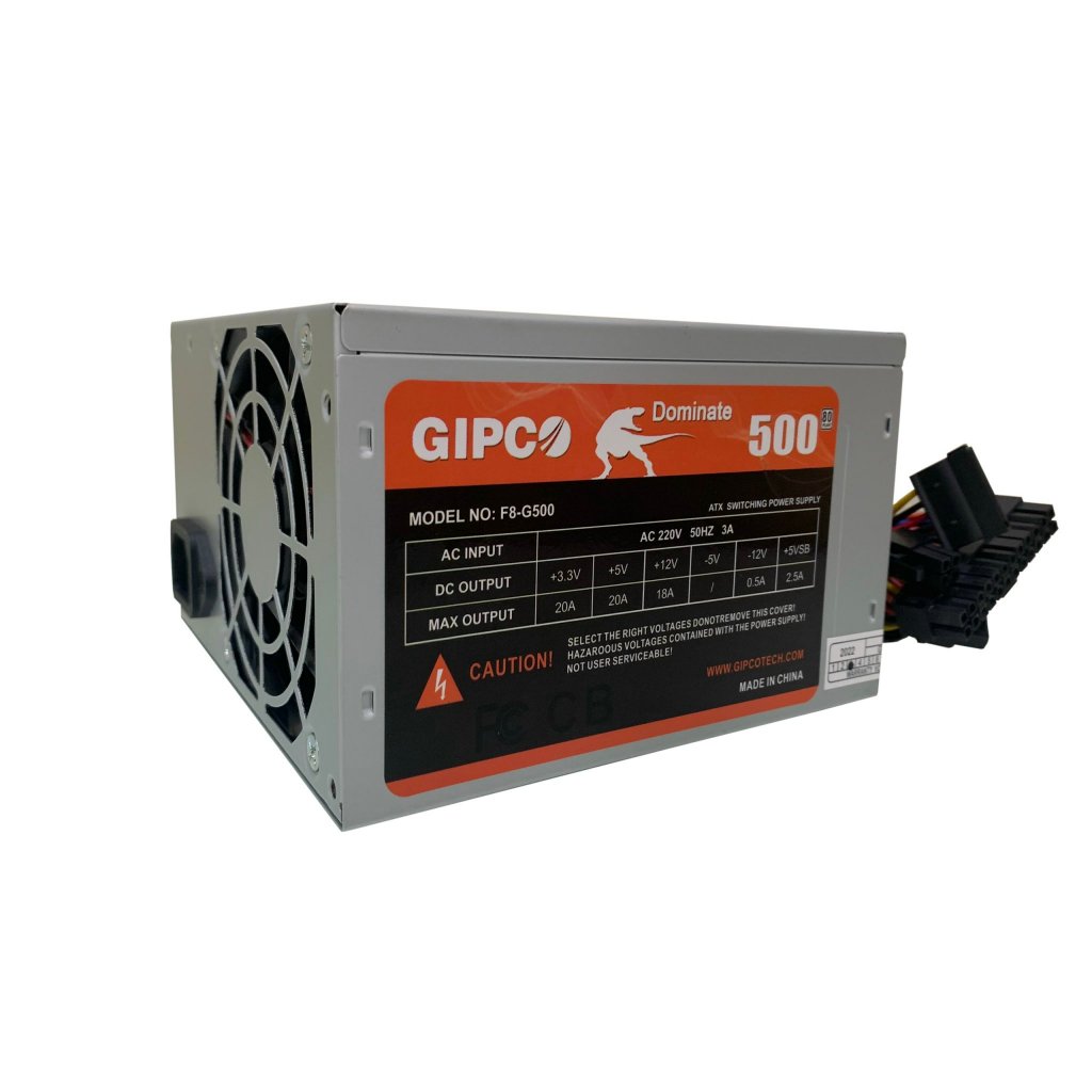 Nguồn GIPCO 500W Fan 8 cm