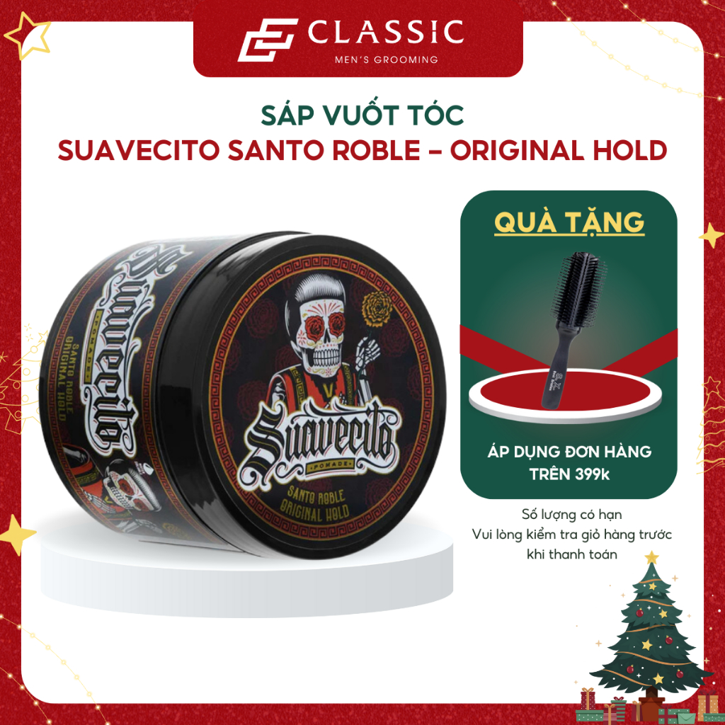 Sáp Vuốt Tóc Suavecito Original Hold Pomade – Santo Roble