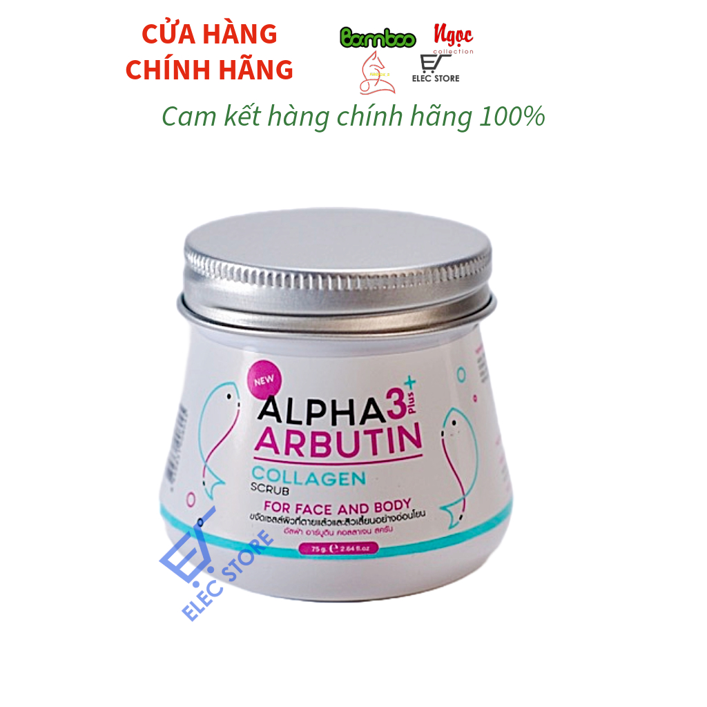 Tẩy tế bào chết Alpha Arbutin 3+ Collagen Scrub
