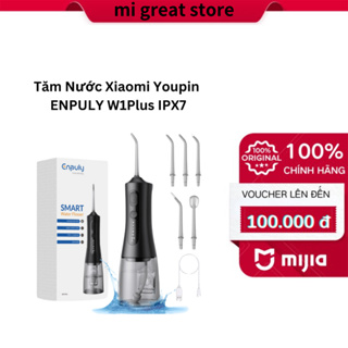 ENPULY W1Plus Water Flosser IPX7 Răng không thấm nước Floss 270ml Portable