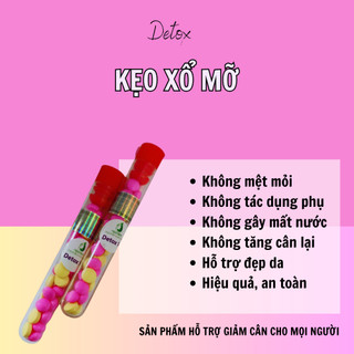 [Ống 14viên] KẸO HUỶ MỠ SIÊT EO -THẢI MỠ BAN ĐÊM THAILAND