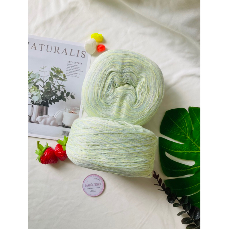 Yarn - Sợi Cotton Đài Nhũ Xà Cừ  - Dùng sản phẩm mùa hè - Sợi chập - Sợi siêu mền, nhẹ và mát (Terri Store