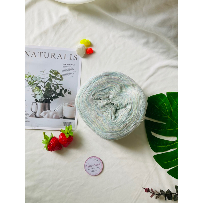 Yarn - Sợi Cotton Đài Nhũ Xà Cừ  - Dùng sản phẩm mùa hè - Sợi chập - Sợi siêu mền, nhẹ và mát (Terri Store