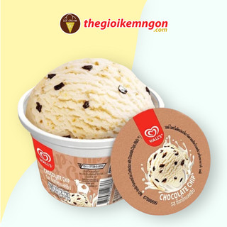 Kem ly vani vụn socola Wall's Chocolate Chip Cup (90ML)
