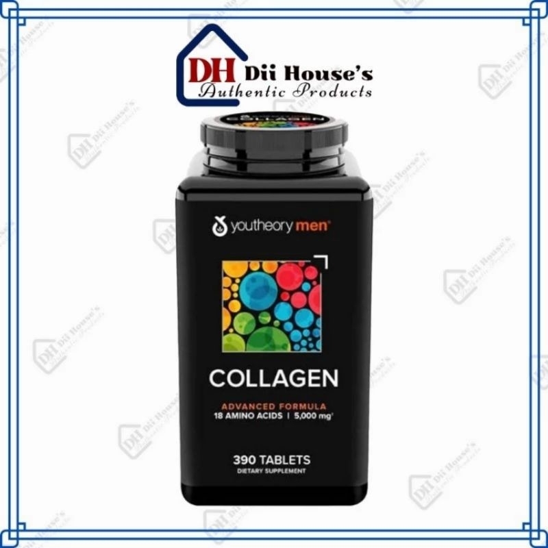 Youtheory Mens Collagen 390 viên - Viên Collagen Dành Cho Nam Giới.