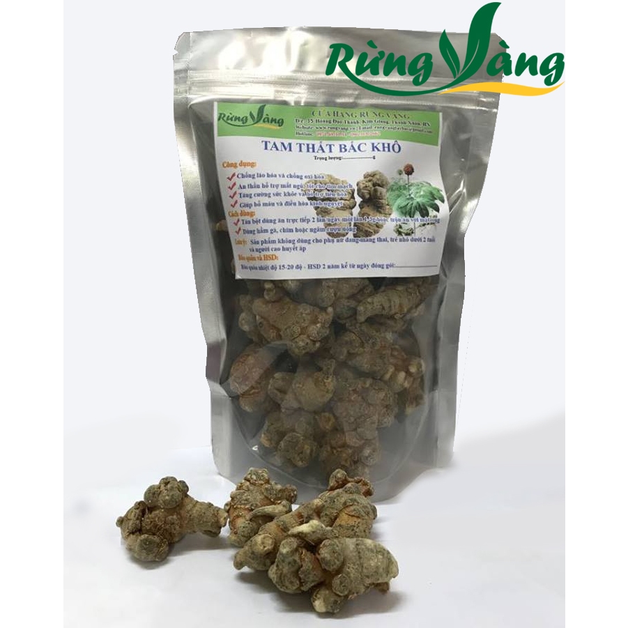 Củ tam thất bắc khô gói 1kg bổi bổ cơ thể, bảo vệ sức khỏe