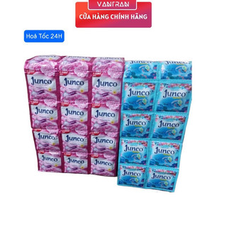 Xả Vải Dây JUNCO đậm đặc màu hồng và xanh dương