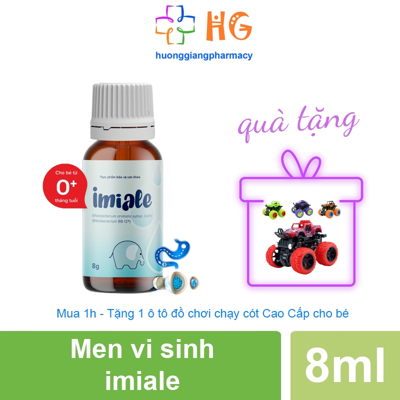 Men Vi Sinh IMIALE Lợi Khuẩn Sống Gắn Đích Từ Đan Mạch Hỗ Trợ Cải Thiện Tiêu Hóa & Tăng Đề Kháng Cho Bé Lọ 8g