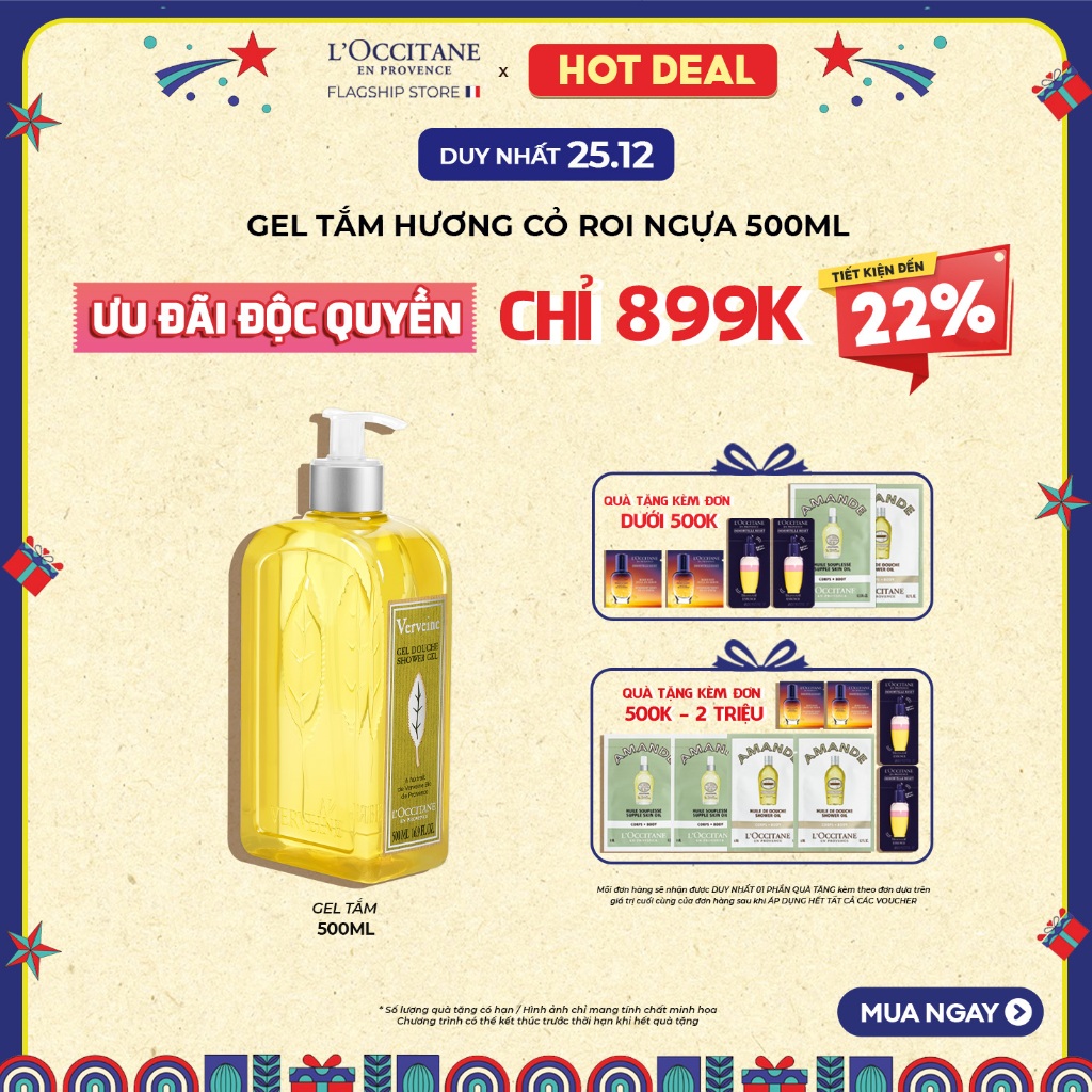 Gel Tắm Hương Hoa  L'Occitane Shower Gel 500ml