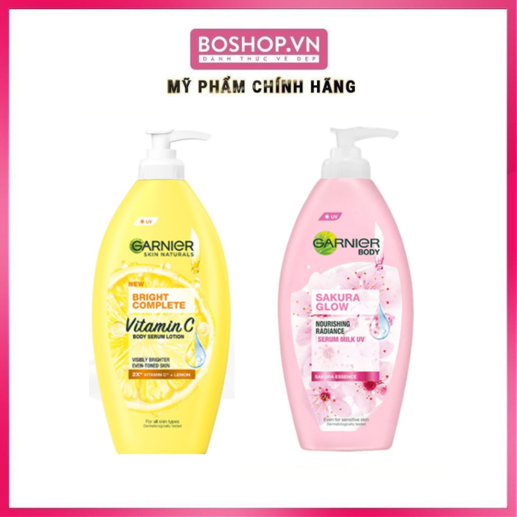 Sữa Dưỡng Thể Garnier Trắng Hồng Rạng Rỡ Body Lotion 400ml