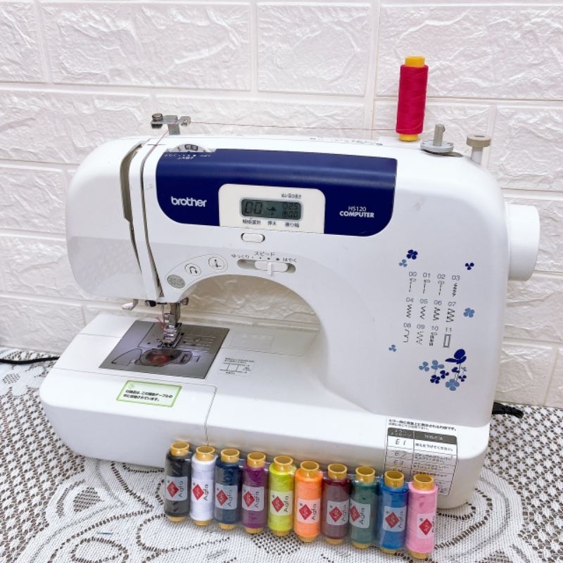Máy may Nhật Máy May Gia Đình Máy May Mini  Brother đời mới-Chạy siêu êm,bền-Thùa khuy tự động-BH 12 tháng