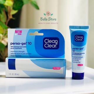 Gel giảm mụn Clean & Clear Persa-Gel 10 Acne Medication with Benzoyl Peroxide