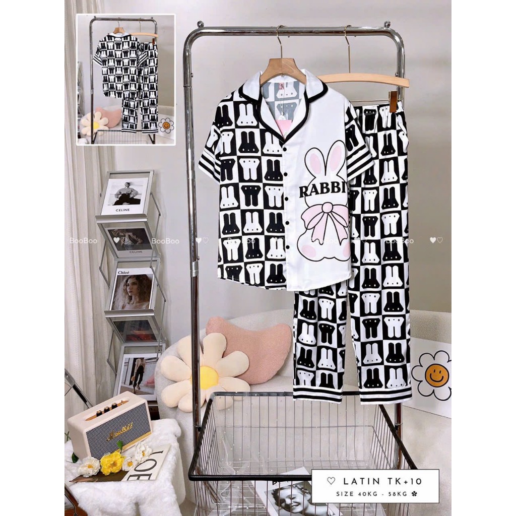 (40-56kg phần 1) Đồ bộ latin/mango pijama/pijama/pyjama TNQD BOO BOO. hongduyen_2188. mickey - kitty - doraemon