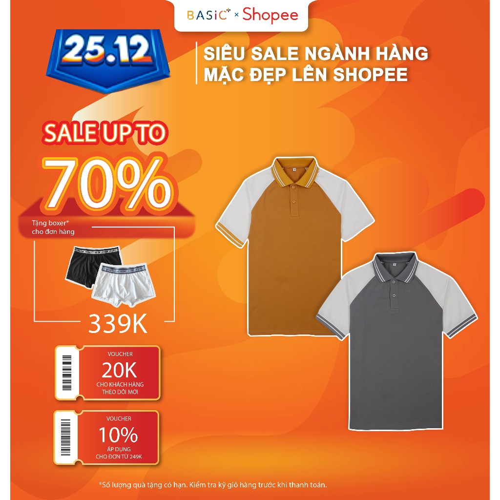 Áo POLO BASICPLUS vải CVC cao cấp Siêu dày dặn, thoáng khí, bền màu và đứng form A02-258