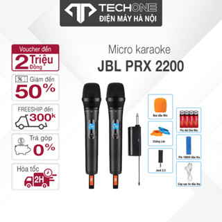 Micro Karaoke Không Dây JBL PRX 2200: Thiết Kế Sang Trọng, Độ Nhạy Cao, Bắt Sóng Xa, Ch