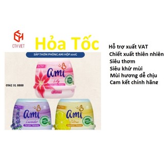 Sáp Thơm Phòng Ami Hộp 200g. Set 3 Mùi Hương có doanh số cao nhất của dòng Sáp thơm phòng Ami