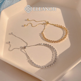 Vòng tay nữ dây rút Eleanor Accessories đính đá phong cách Hàn Quốc phụ kiện trang sức lắc tay 3380