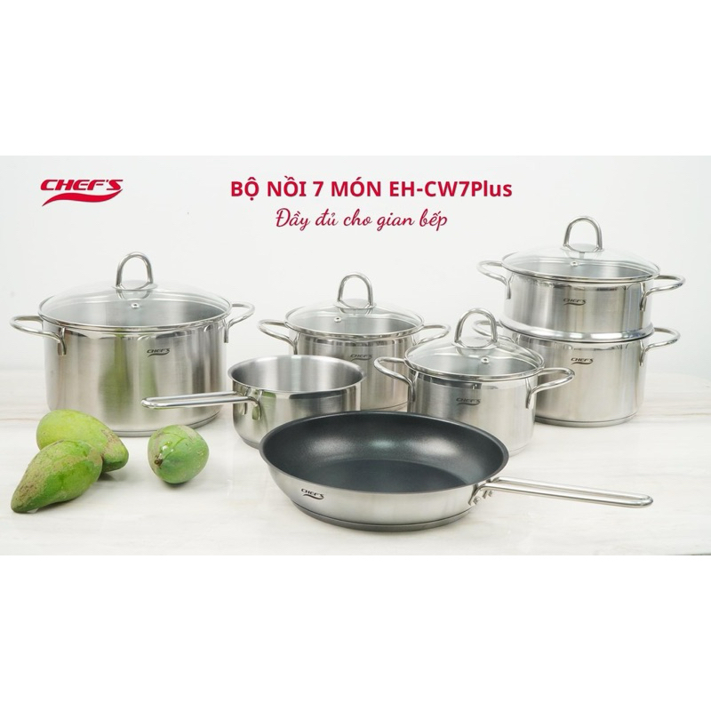 Bộ nồi 7 món Chefs EH- CW7Plus