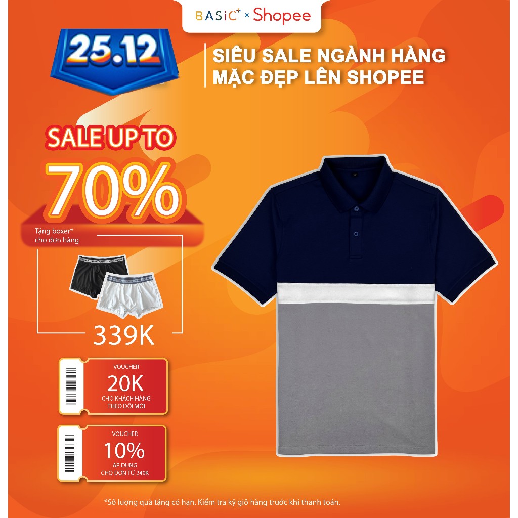 Áo POLO BASICPLUS vải CVC cao cấp Siêu dày dặn, thoáng khí, bền màu và đứng form A02-253
