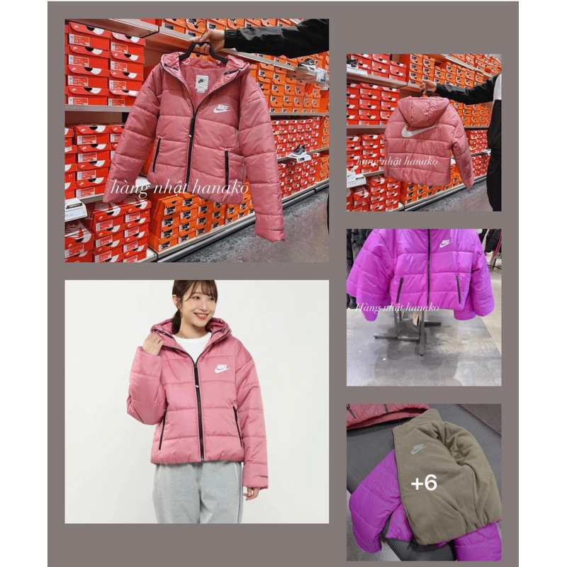 Áo khoác phao ấm Ni.ke Authetntic Therma fit repel Women Jacket DJ6996 Nhật bản