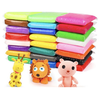 Đất sét tự khô loại 100g đất nặn, đất sét siêu nhẹ, softclay, butter slime đủ màu