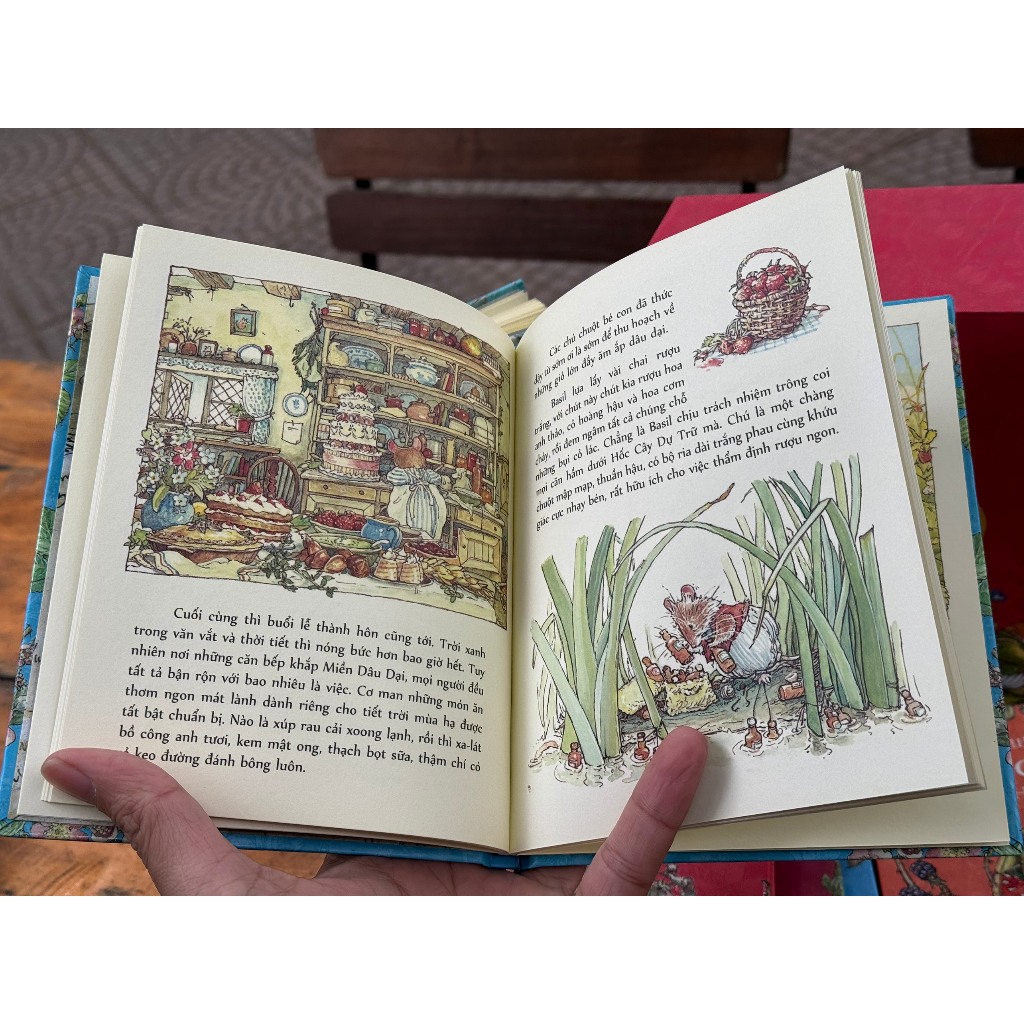 Sách -  Miền dâu dại - Jill Barklem - Lam dịch - Crabit Kid