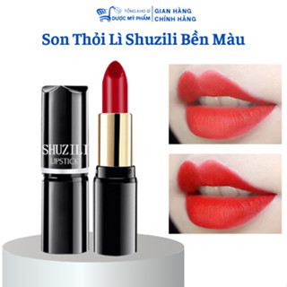 HOÀN TIỀN 15% - Son Thỏi Lì Shuzili Cao Cấp Lên Màu Cực Chuẩn Dưỡng Ẩm Mềm Mịn Môi Chống Thấm Nước