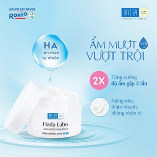 Kem Dưỡng Ẩm Hada Labo Cream 50g (Perfect White/Advanced Nourish/Pro Anti Aging)