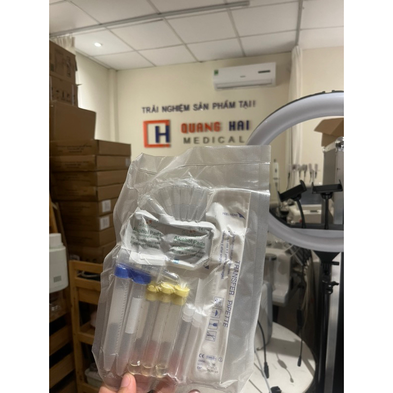 Bộ Kit PRP 12 Món Sẵn Chất Hoạt Hoá Hàng Công Ty Hút Chân Không