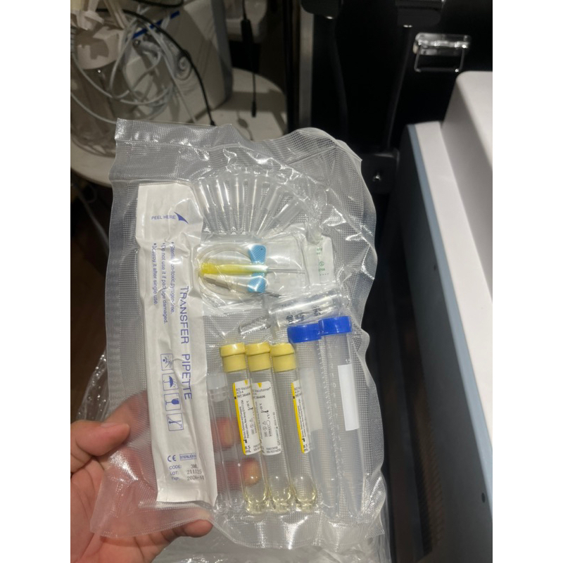 Bộ Kit PRP 12 Món Sẵn Chất Hoạt Hoá Hàng Công Ty Hút Chân Không