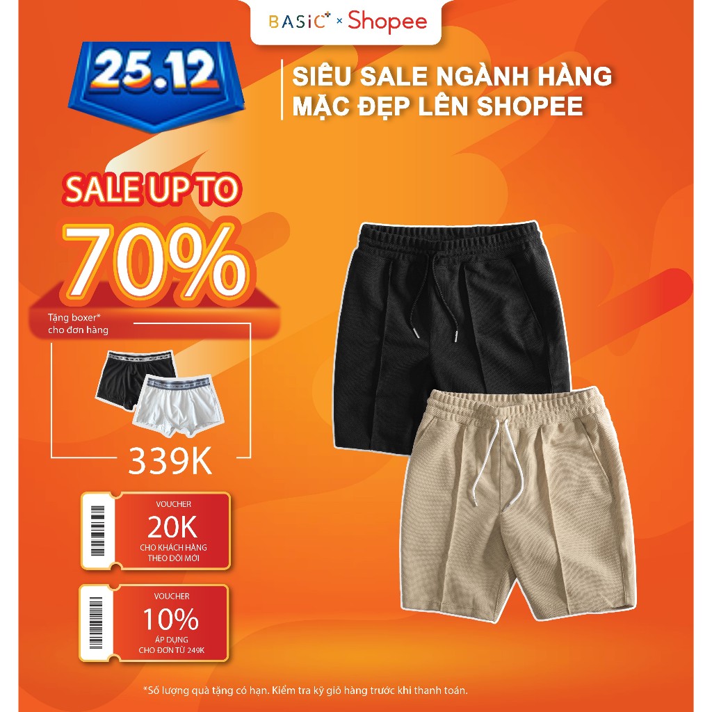 SHORT BASICPLUS POLY PK dày dặn Siêu bền, tôn dáng và chống nhăn Q01-076B