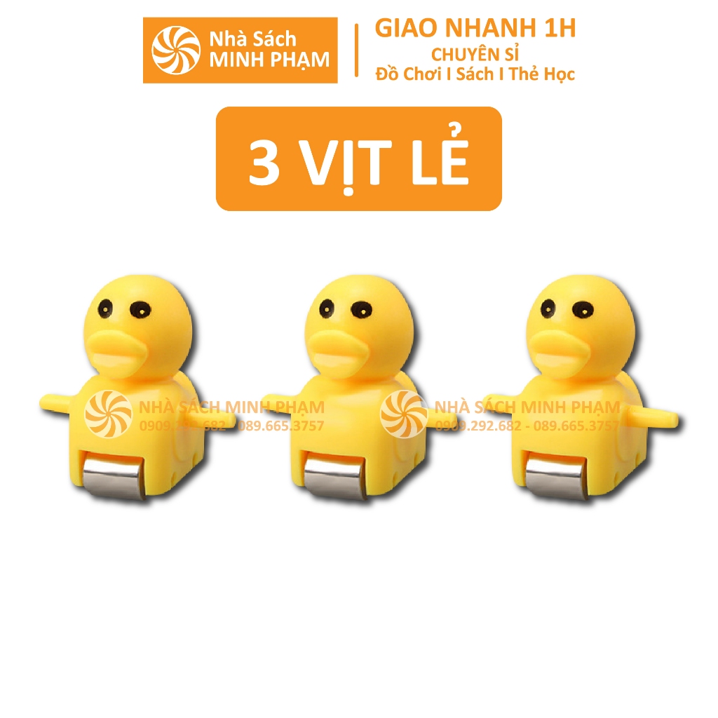 Set 3 Vịt Lẻ Và Pin Cho Đồ Chơi Cầu Trượt Vịt Vàng Minh Phạm Phát Nhạc, Đèn Cực Vui Tai Cho Bé