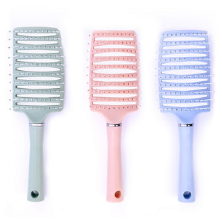 Lược bán nguyệt chải phồng, tạo kiểu tóc, lược chải đầu gỡ rối tóc chuyên dụng, chất liệu nhựa nhẹ, bền, an toàn ILY