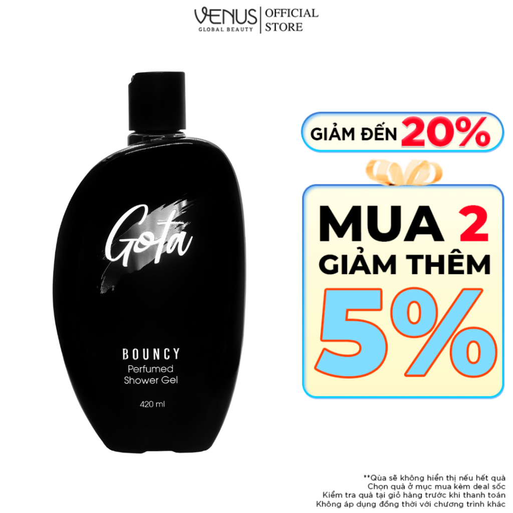 Sữa tắm nước hoa nam Gota 420ml