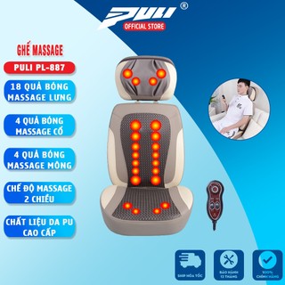 Ghế massage hồng ngoại hàn quốc puli pl-887 chính hãng