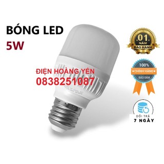 Bóng led trụ 5w siêu sáng - ánh sáng trắng