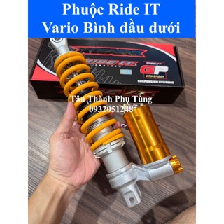 Phuộc Vario Ride IT Bình dầu dứoi Lò xo vàng có tăng chỉnh