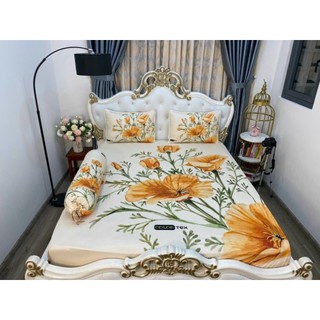 Drap thun 5D❤️FREESHIP❤️ga thun siêu lạnh nhiều mẫu