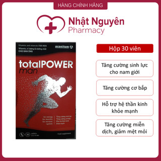 Total Power Man - Bổ sung Multivitamin, Vi lượng và Dưỡng chất cho nam giới