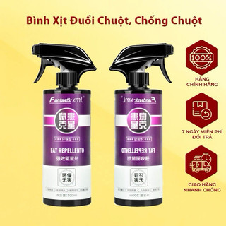 Bình xịt đuổi chuột, chống chuột buồng máy Xe Nhà Mình. Bình đuổi chuột buồng máy hiệu quả, dung tích 500ml