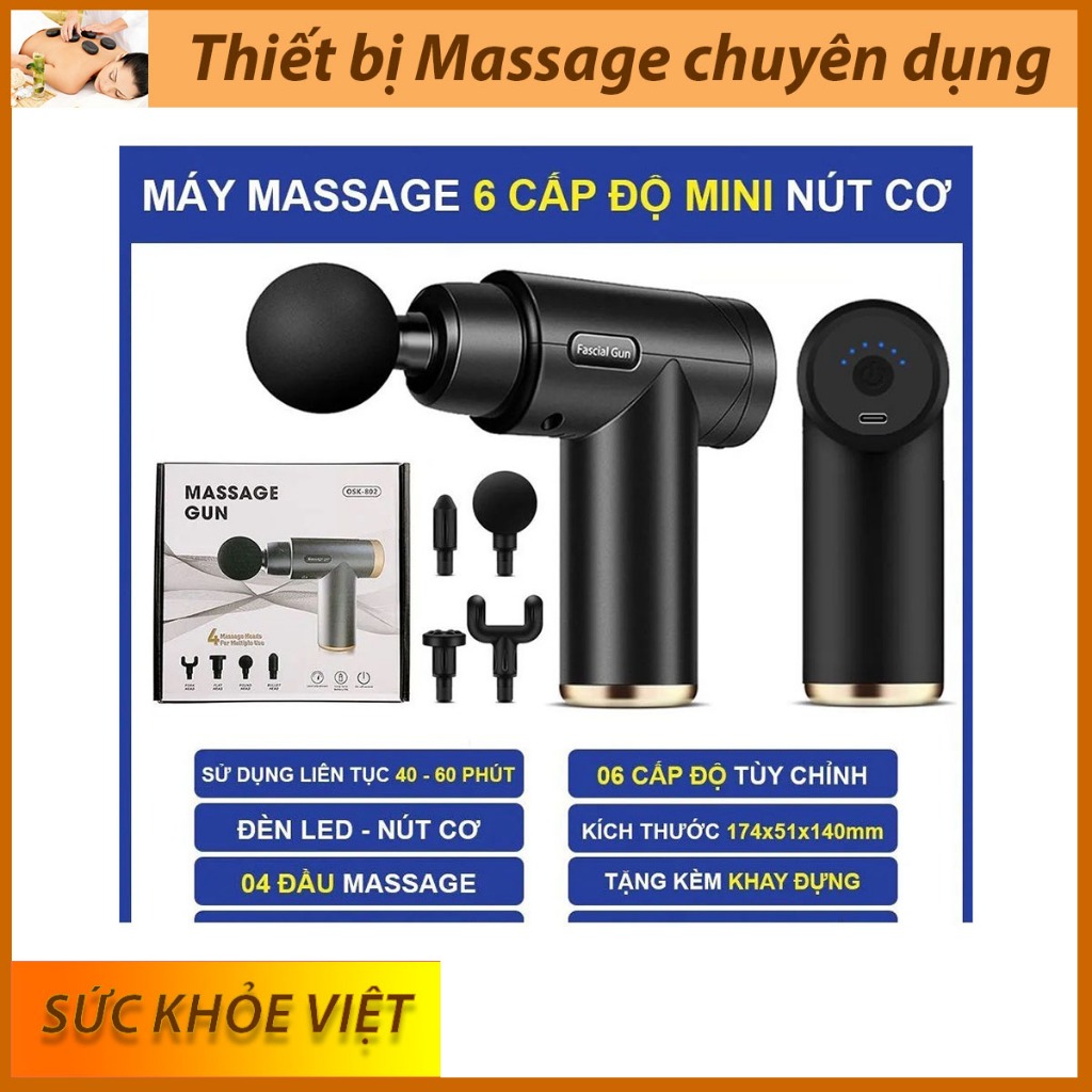 MÁY MASSAGE CẦM TAY MINI - MÁY ĐẤM LƯNG CẦM TAY MINI - MÁY MASSAGE TOÀN THÂN CAO CẤP LOẠI I