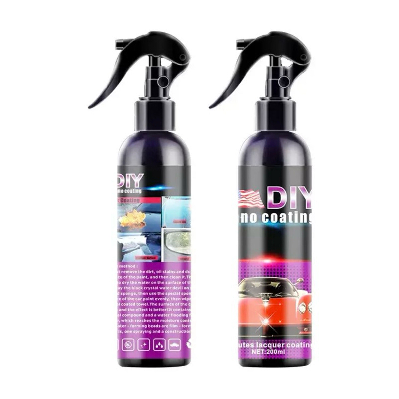 Xịt phủ bóng bề mặt sơn ô tô hạn chế xước dăm chống bám nước gương kính ô tô DIY Nano Coating 200ml