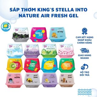 Sáp Thơm Không Gian Nhà Cửa King's Stella Into Nature Air Fresh Gel 180g Thiên Nhiên