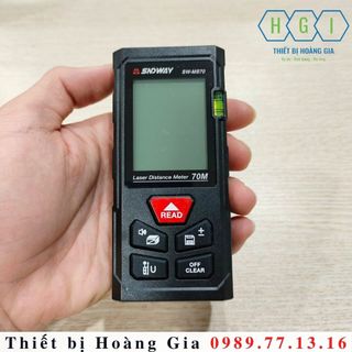 Thước đo khoảng cách laser tia đỏ sndway sw-ms70 chính hãng