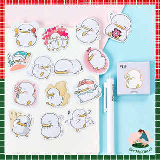 Hộp 45 Sticker Vịt Con trang trí nhật kí scrapbook H0051