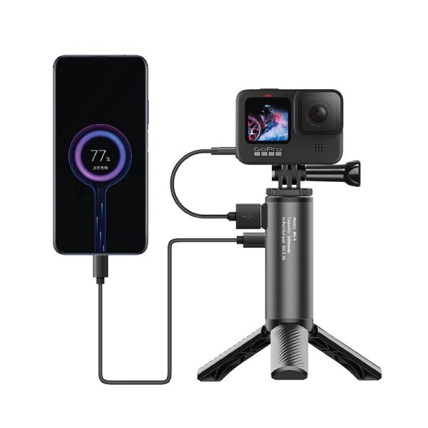 Ulanzi BG-4 Pin sạc dự phòng kiêm tripod đa năng dung lượng 5.000mAh đầu chuyển 1/4 inch