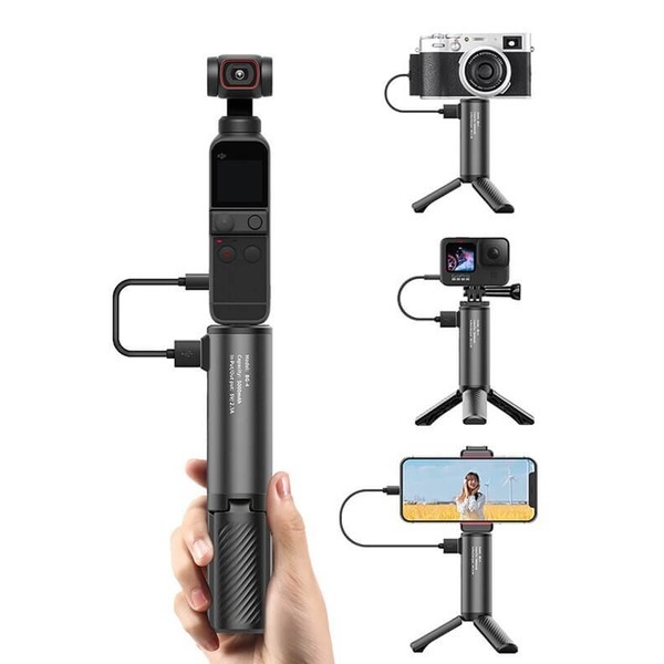 Ulanzi BG-4 Pin sạc dự phòng kiêm tripod đa năng dung lượng 5.000mAh đầu chuyển 1/4 inch