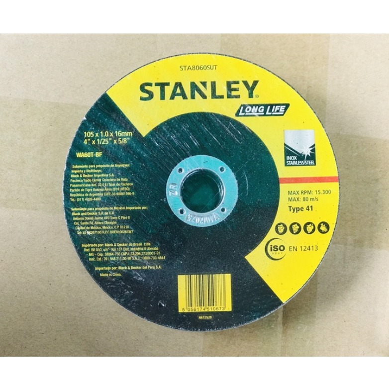 Đá cắt 100mm inox STANLEY STA8060B50  (Viên)
