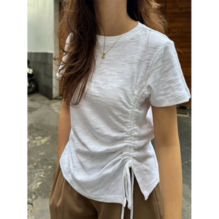 [ FINAL SALE ]ÁO THUN KIỂU RÚT DÂY