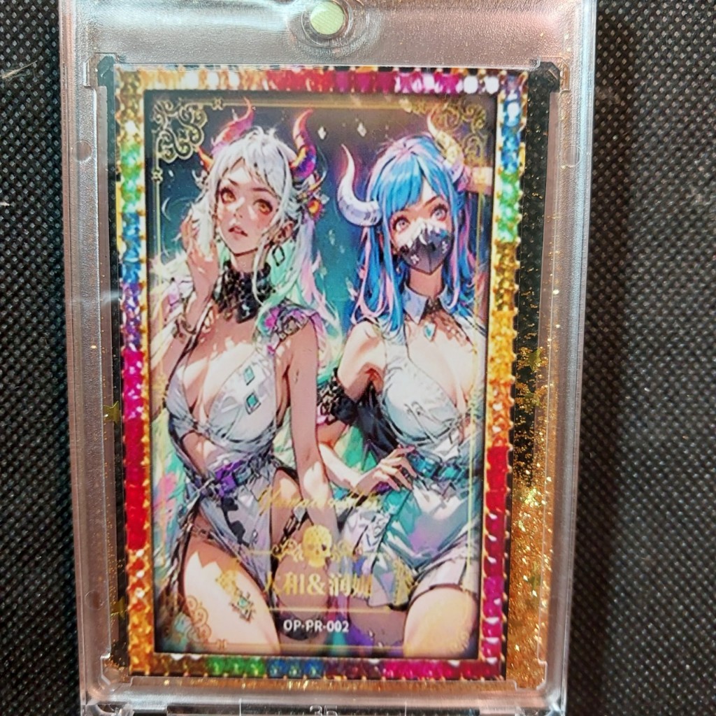 Thẻ 2 nữ Yamato và Ulti trong One Piece 2098 Nf3 1-4